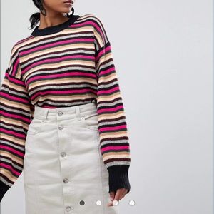 ASOS Bright stripe sweater